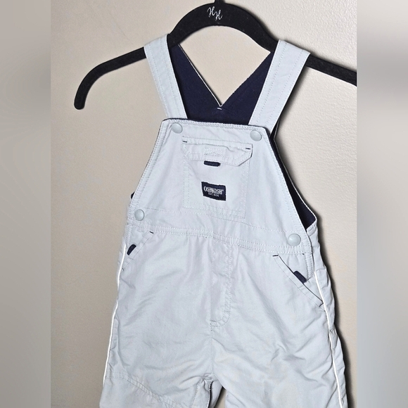 Vintage Y2K Infant OshKosh B'Gosh Fleece Lined Gorpcore Overalls, 18 Months - Picture 2 of 4